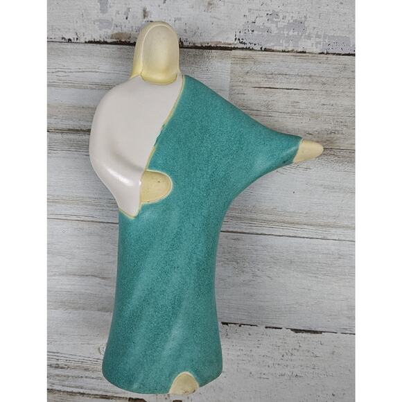 Vintage 1990 Pottery 'Flight Into Egypt" Holy Family On Donkey Signed Jack Black - Picture 3 of 12